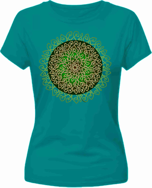 Celtic Burst - Sage Womens T-shirt