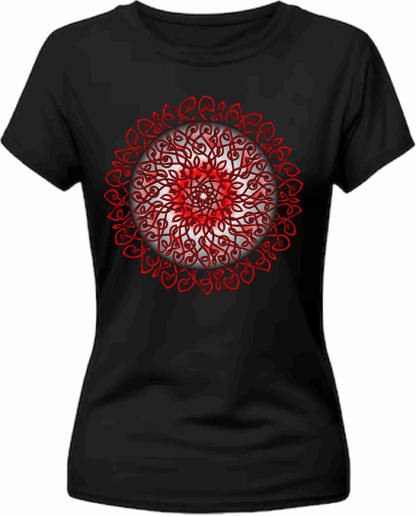 Celtic Burst - Red Womens T-shirt