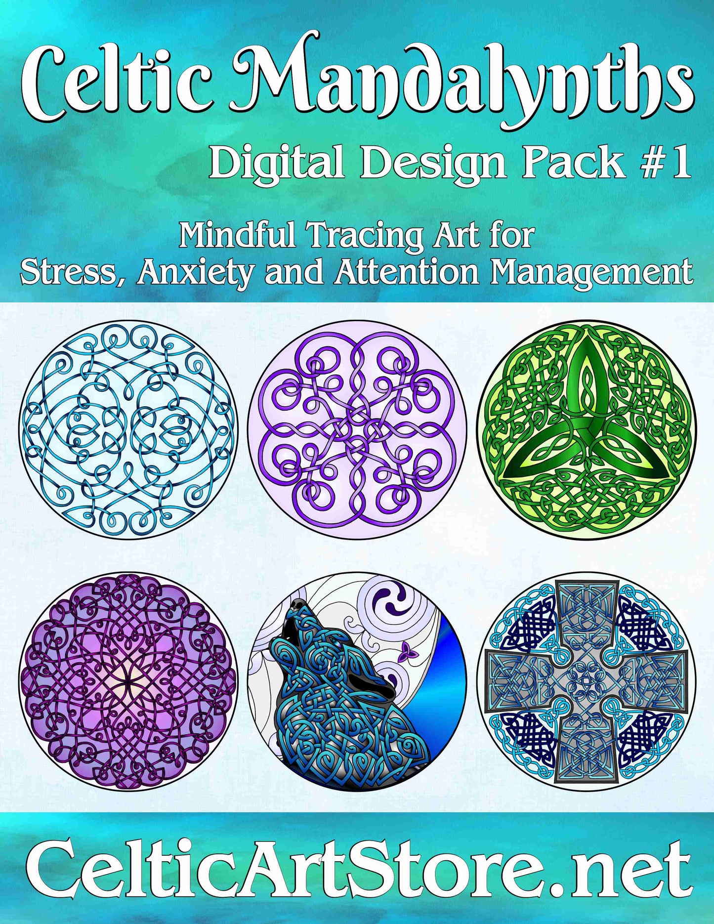 Celtic Mandalynth Digital Design Pack 1
