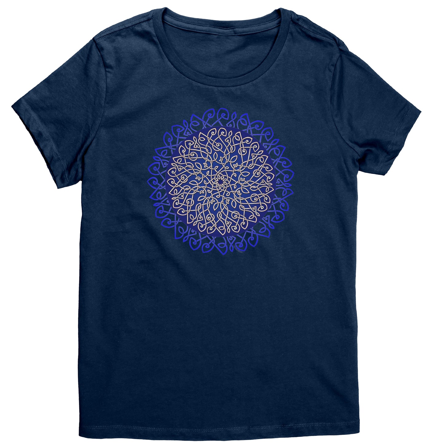 Celtic Burst - Blue Womens T-shirt