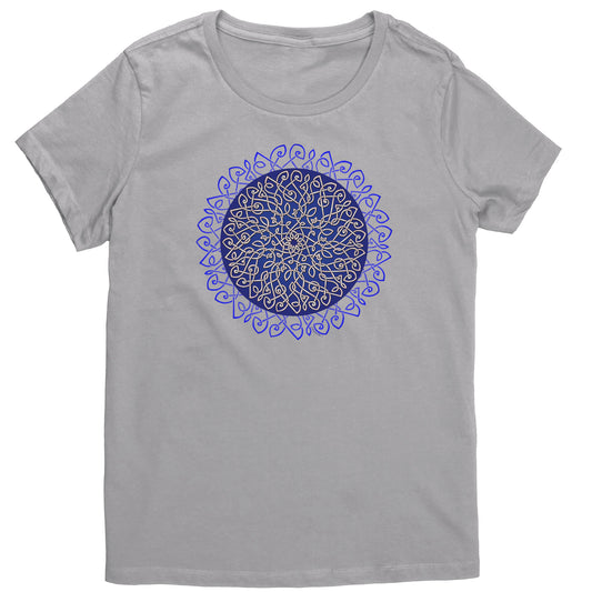 Celtic Burst - Blue Womens T-shirt