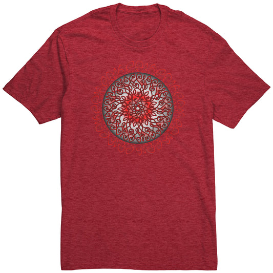 Celtic Burst - Red Unisex T-shirt