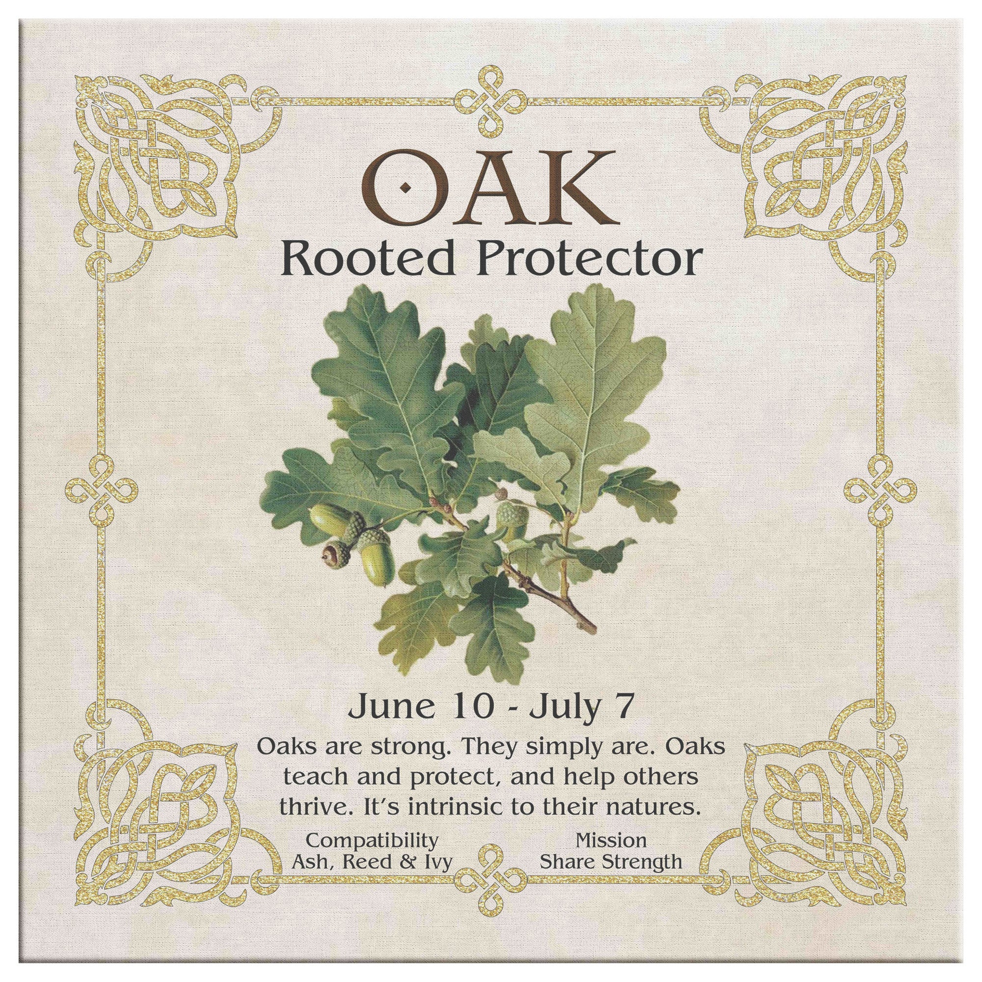 Celtic Oak Tree Design Celtic Tree Of Life Hand Painted Cast Paper