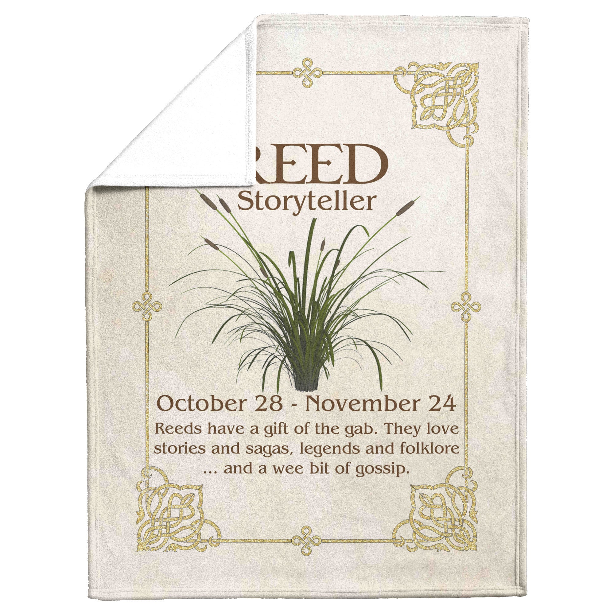 Celtic Tree Zodiac REED, The Storyteller October 28 to November 24