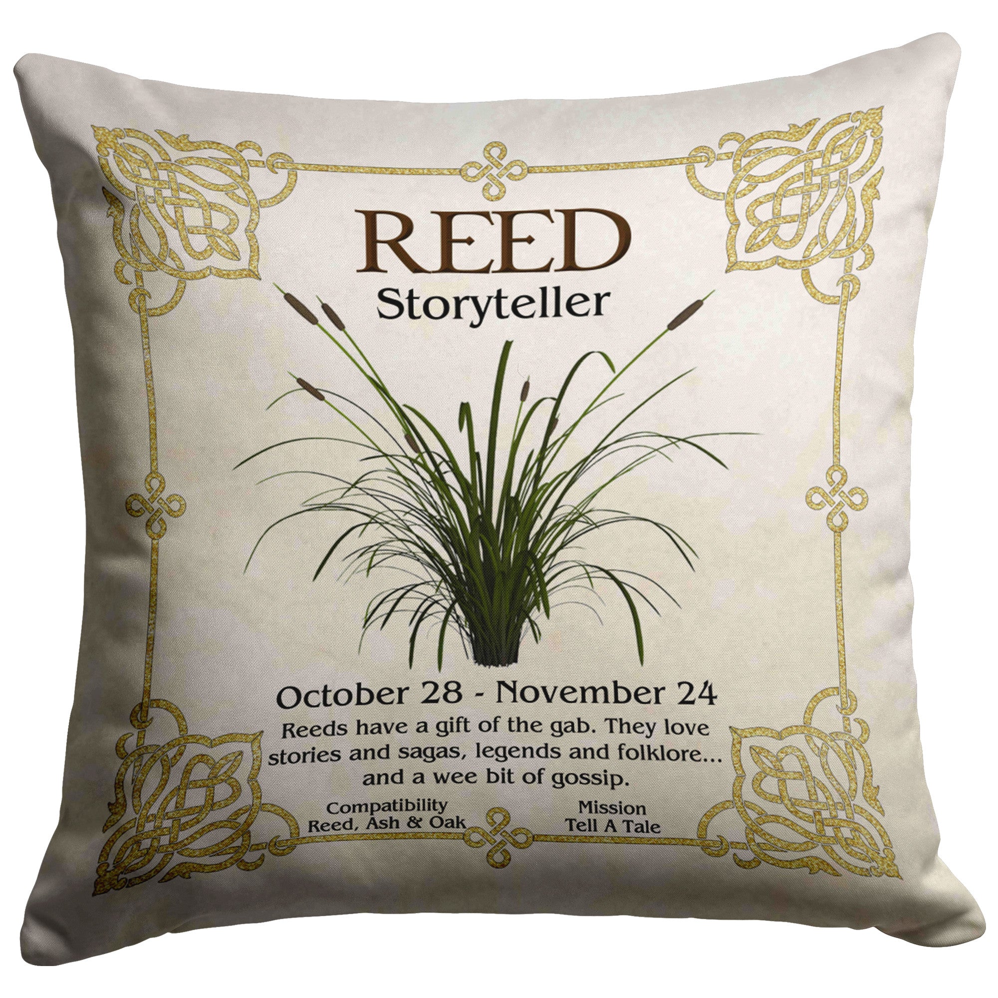 Celtic Tree Zodiac REED, The Storyteller October 28 to November 24