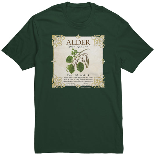 Celtic Tree Zodiac Unisex T-shirt - Alder