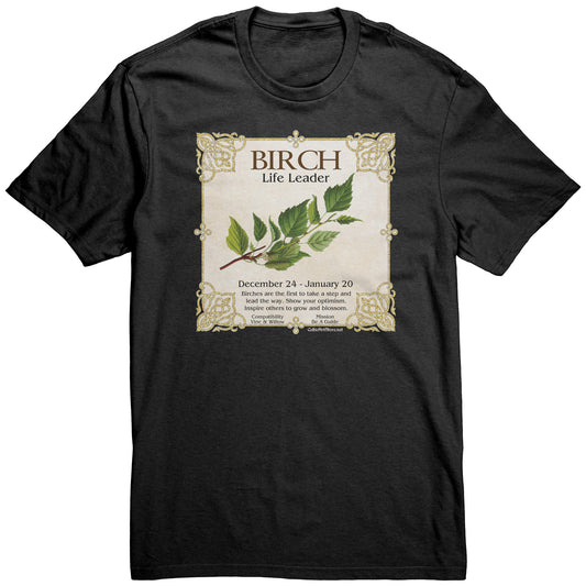 Celtic Tree Zodiac Unisex T-shirt - Birch