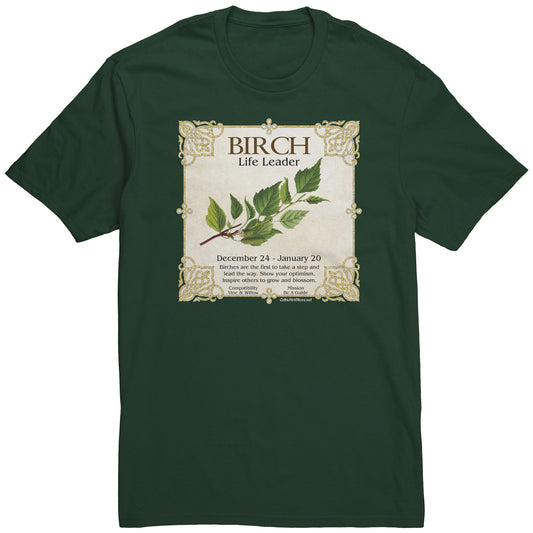 Celtic Tree Zodiac Unisex T-shirt - Birch