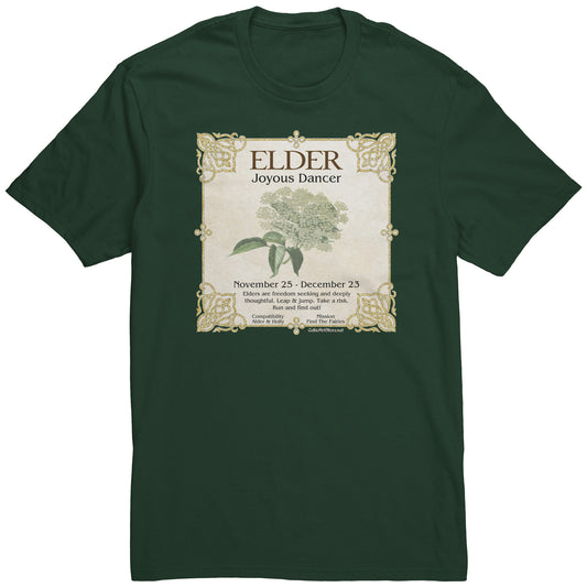 Celtic Tree Zodiac Unisex T-shirt - Elder