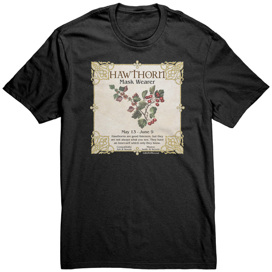 Celtic Tree Zodiac Unisex T-shirt - Hawthorn