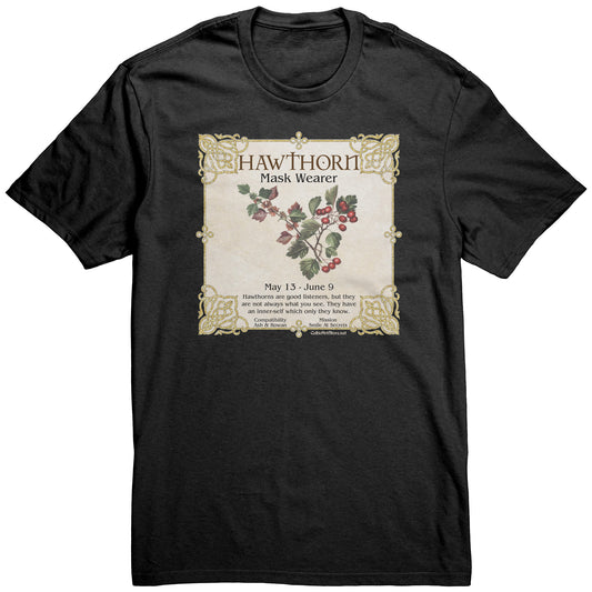 Celtic Tree Zodiac Unisex T-shirt - Hawthorn