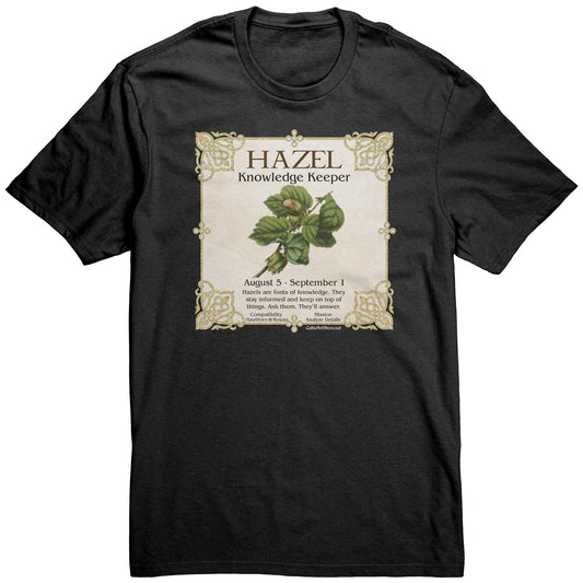 Celtic Tree Zodiac Unisex T-shirt - Hazel