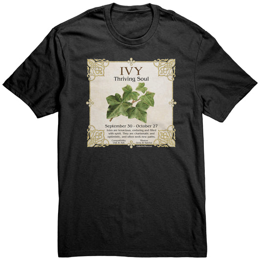 Celtic Tree Zodiac Unisex T-shirt - Ivy