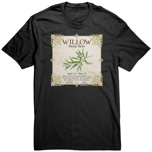 Celtic Tree Zodiac Unisex T-shirt - Willow