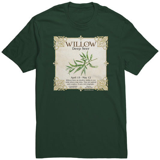 Celtic Tree Zodiac Unisex T-shirt - Willow