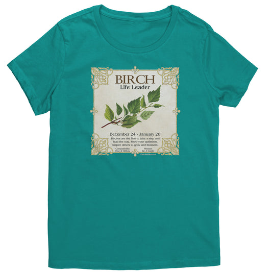 Celtic Tree Zodiac Women's T-shirt - Birch