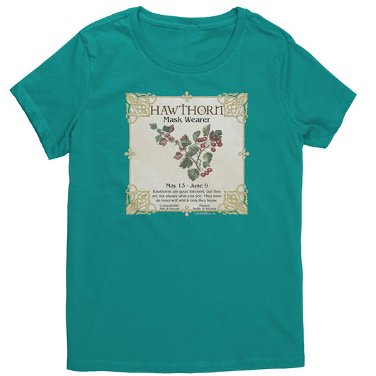 Celtic Tree Zodiac Women's T-shirt - Hawthorn