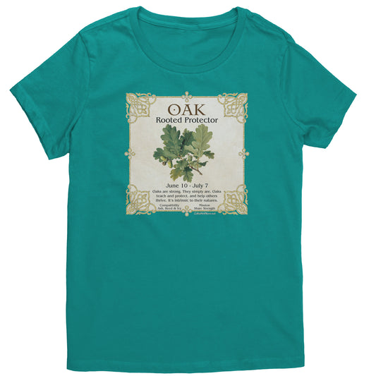 Celtic Tree Zodiac Women's T-shirt - Oak