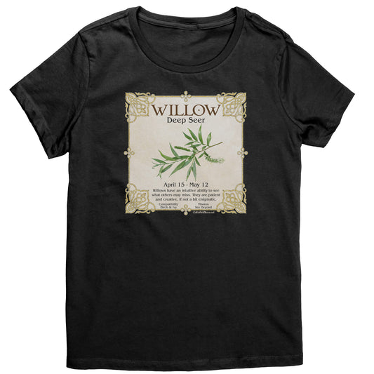 Celtic Tree Zodiac Women's T-shirt - Willow