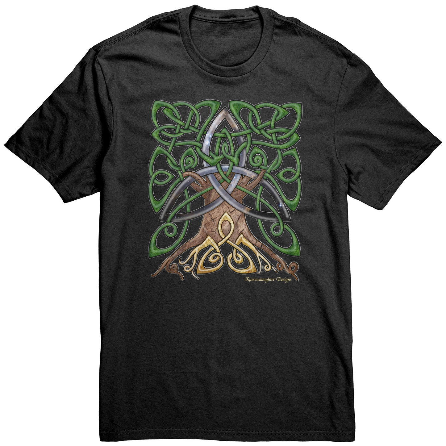 Celtic Trinity Tree - Cosmic Unisex T-Shirt