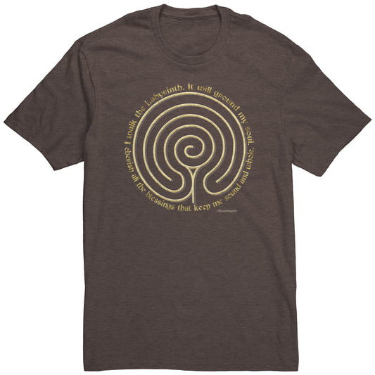 Chakra Vyuha Labyrinth Unisex Poetry T-shirt