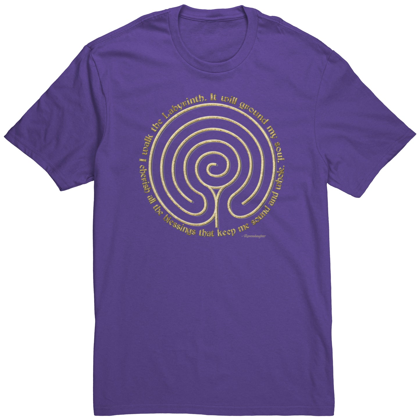 Chakra Vyuha Labyrinth Unisex Poetry T-shirt