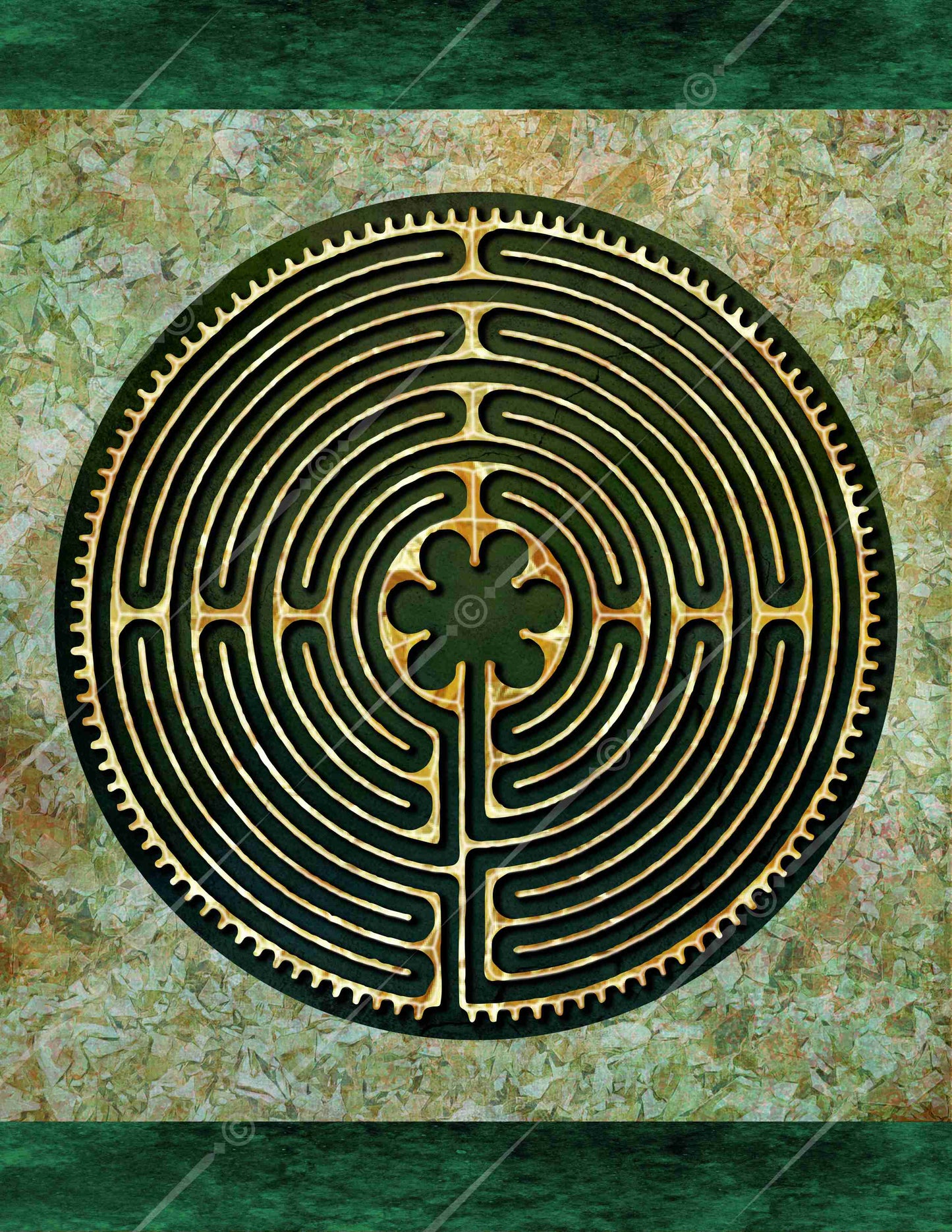 Chartres Cathedral Finger Labyrinth Digital Download