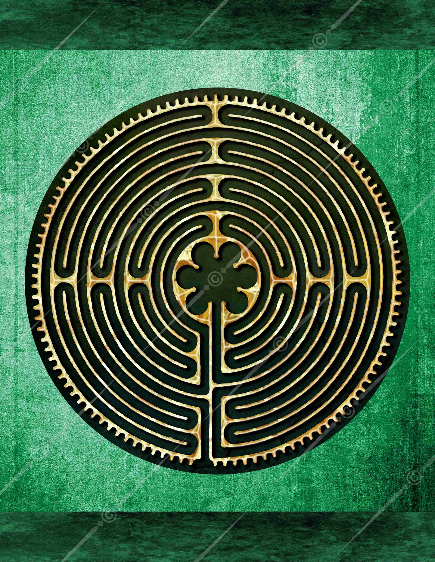 Chartres Cathedral Finger Labyrinth Digital Download