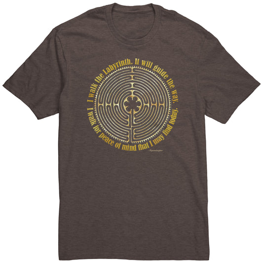 Chartres Cathedral Labyrinth Unisex Poetry T-shirt