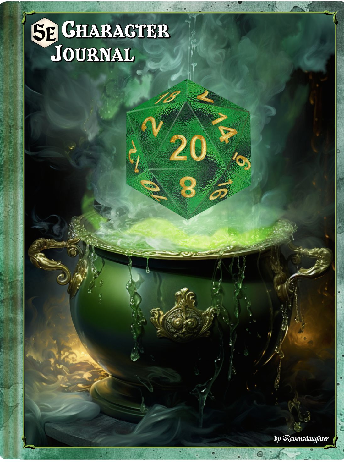 D20 Character Journal - Poison Cauldron