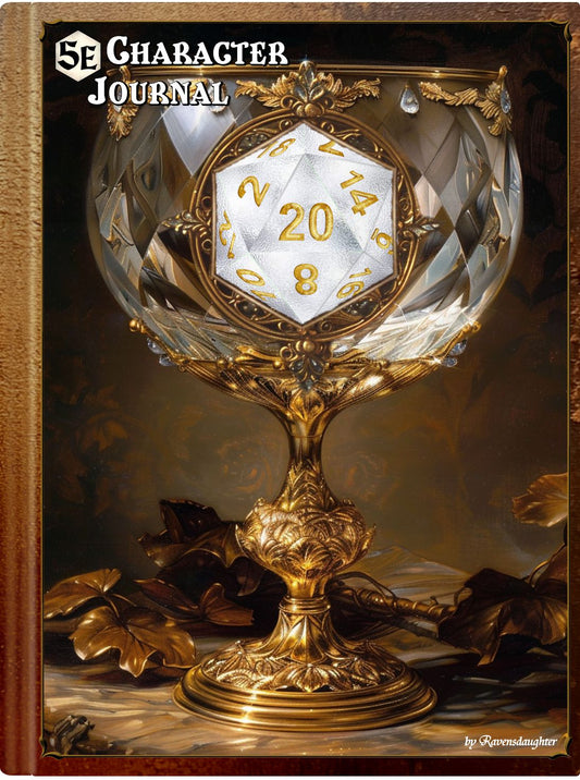 D20 Character Journal - Crystal Chalice