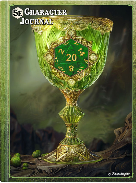 D20 Character Journal - Peridot Chalice