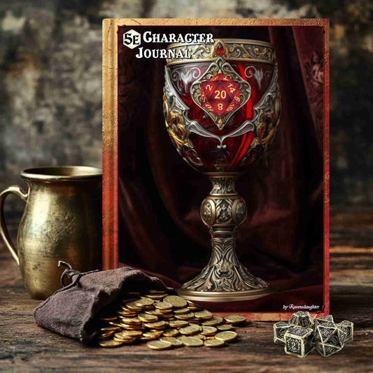 D20 Character Journal - Ruby Chalice