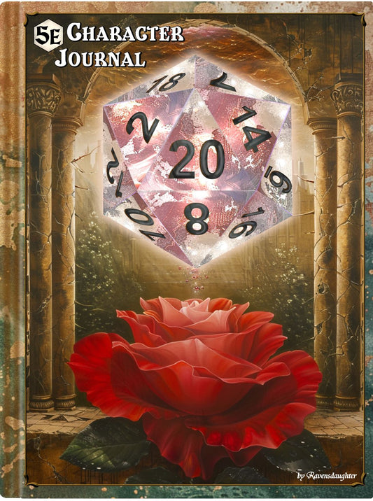 D20 Character Journal - Mystic Rose