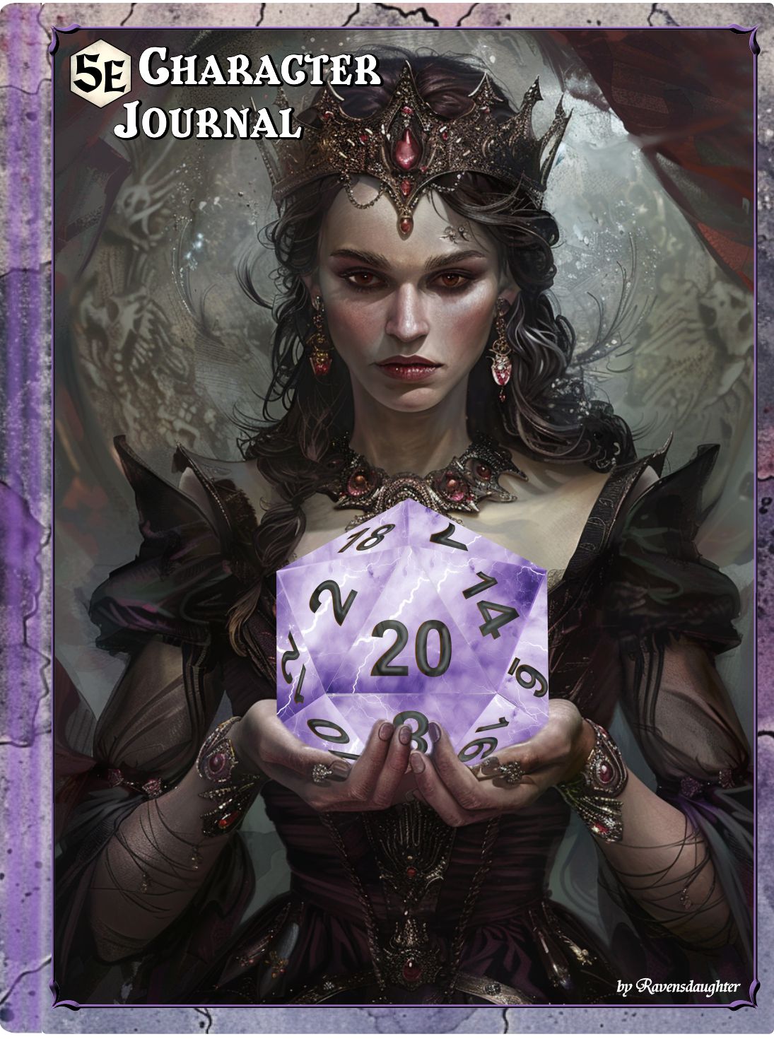 D20 Character Journal - Amethyst Queen