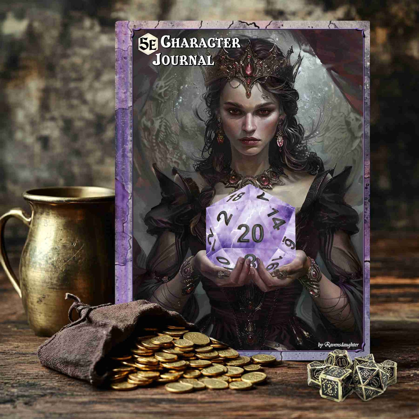 D20 Character Journal - Amethyst Queen