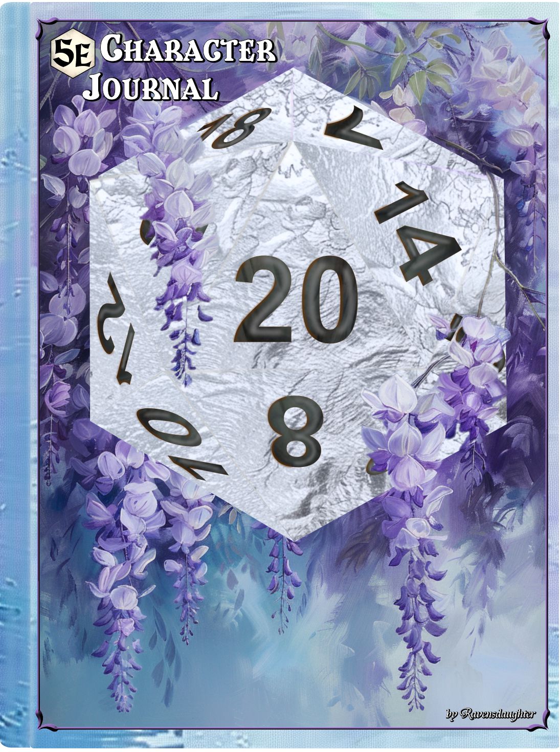 D20 Character Journal - Sweet Wisteria