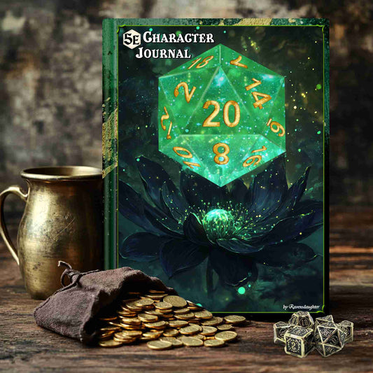 D20 Character Journal - Black Lotus