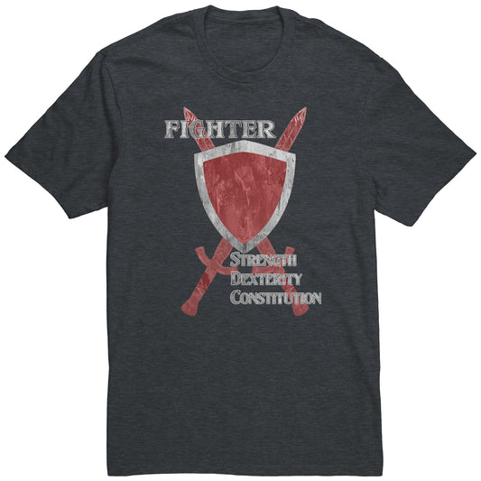 D&D Character Class Unisex T-Shirt - Fighter