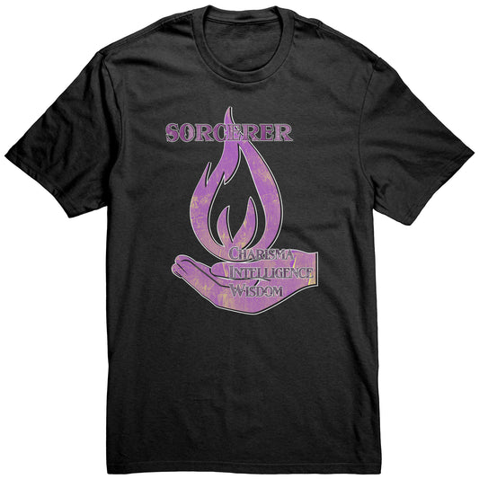 D&D Character Class Unisex T-Shirt - Sorcerer