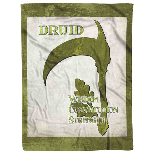 D&D Druid Fleece Blanket