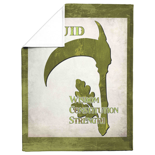 D&D Druid Fleece Blanket