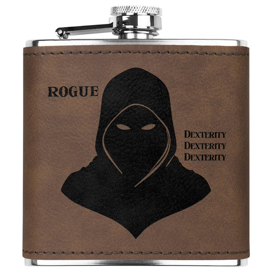 D&D Leatherette Flask - Rogue