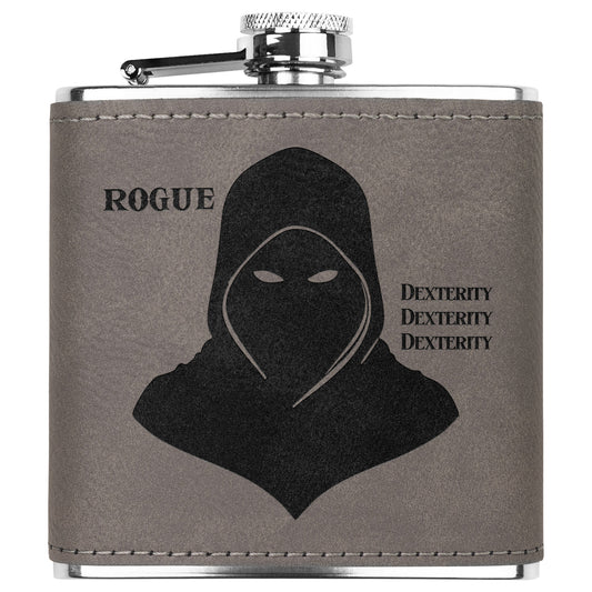 D&D Leatherette Flask - Rogue