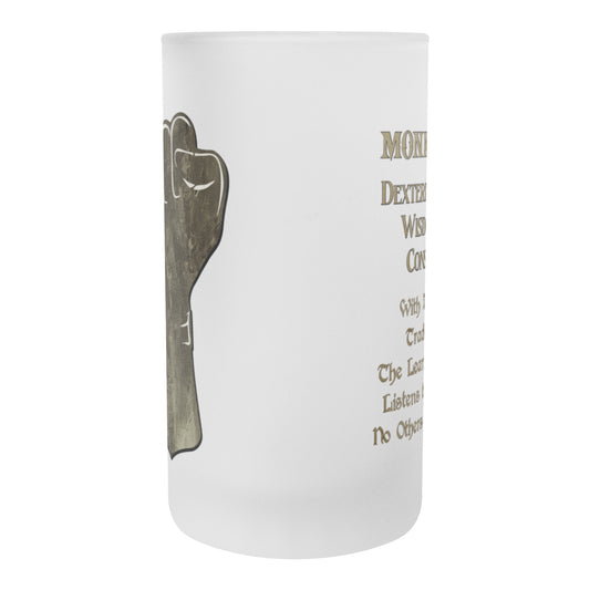 D&D Monk Frosted Mug