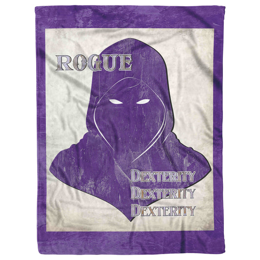 D&D Rogue Fleece Blanket