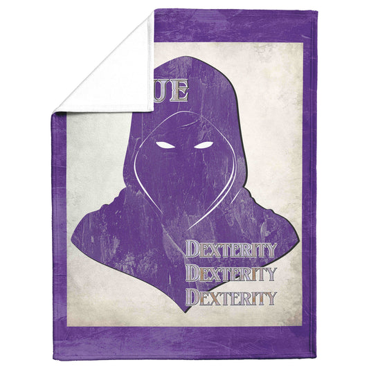 D&D Rogue Fleece Blanket