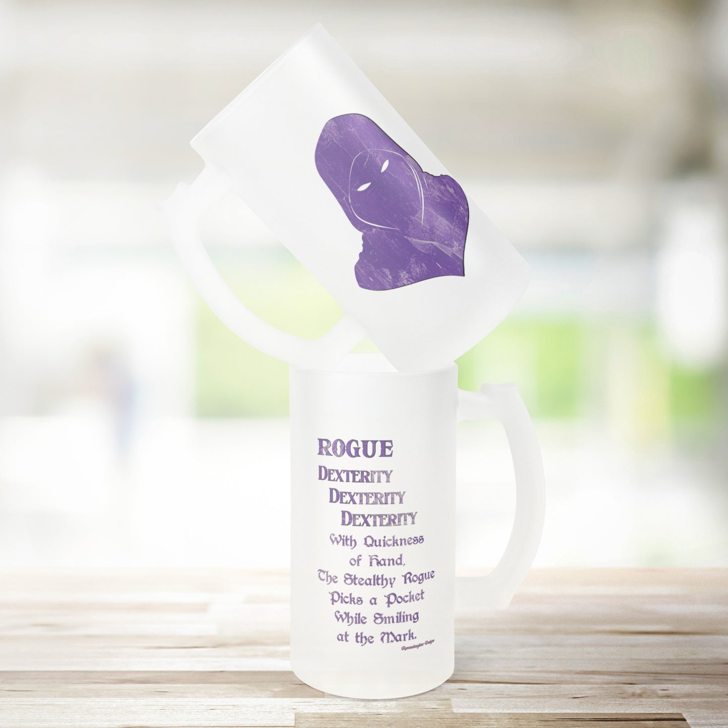 D&D Rogue Frosted Mug