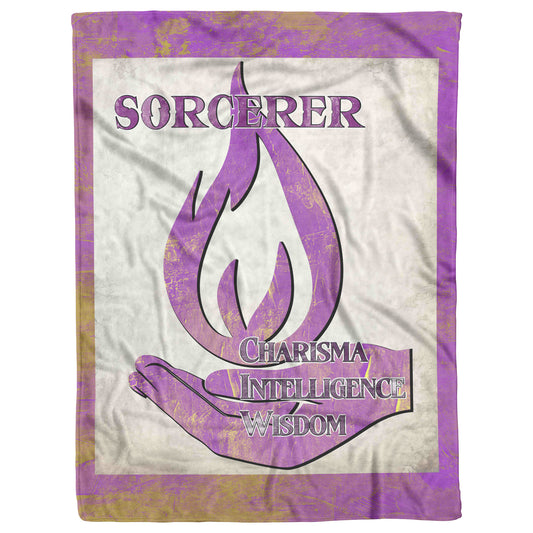 D&D Sorcerer Fleece Blanket