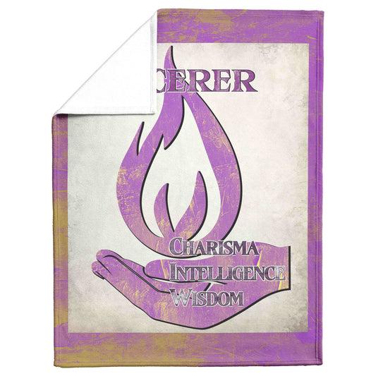 D&D Sorcerer Fleece Blanket